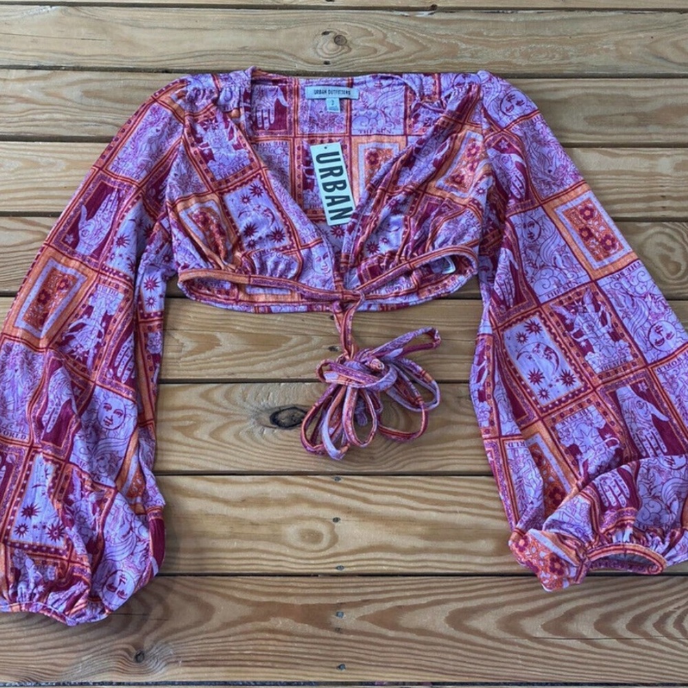 Brand New urban outfitters cropped long sleeve